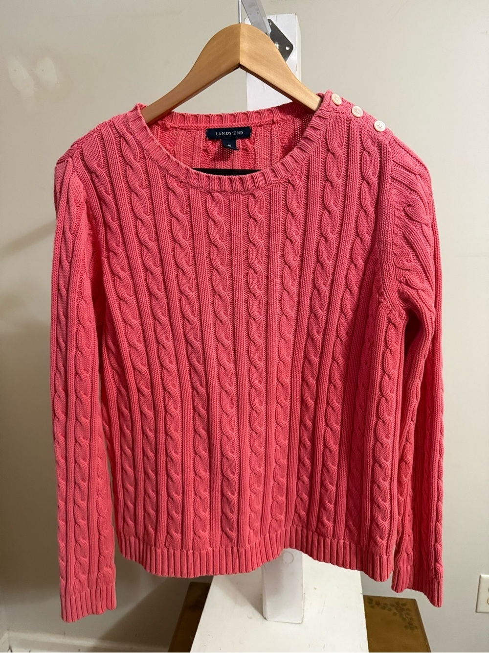 Lands’ End Cable Knit Sweater